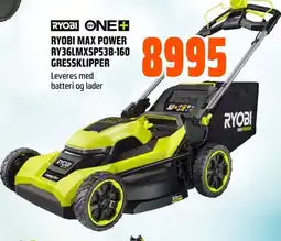 Coop Obs Ryobi max power ry36lmxsp53b-160 gressklipper tilbud
