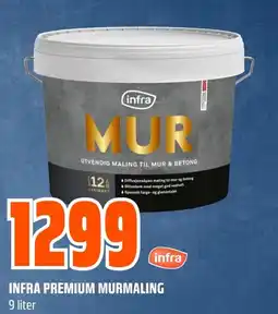 Coop Obs Infra premium murmaling tilbud