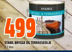 Coop Obs Stabil brygge og terrasseolje tilbud