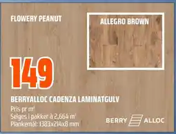 Coop Obs Berryalloc cadenza laminatgulv tilbud