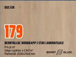 Coop Obs Berryalloc nordkapp 1-stav laminatgulv tilbud