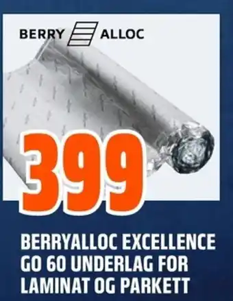 Coop Obs Berryalloc excellence go 60 underlag for laminat og parkett tilbud