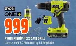 Coop Obs Ryobi r18dd4-1c20ga18 drill tilbud