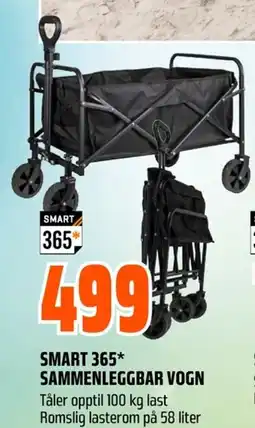 Coop Obs Smart 365 sammenleggbar vogn tilbud