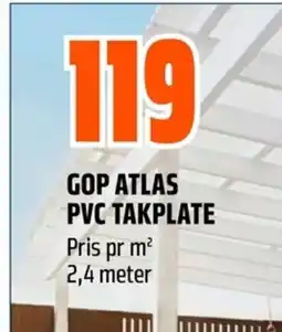 Coop Obs Gop atlas pvc takplate tilbud