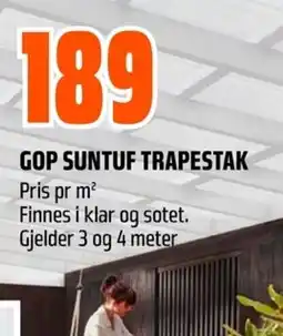Coop Obs Gop suntuf trapestak tilbud