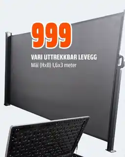 Coop Obs Vari uttrekkbar levegg tilbud