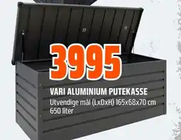 Coop Obs Vari aluminium putekasse tilbud