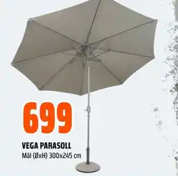 Coop Obs Vega parasoll tilbud