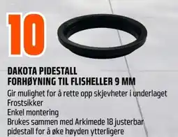 Coop Obs Dakota pidestall forhøyning til flisheller 9 mm tilbud
