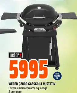 Coop Obs Weber q2800 gassgrill m/stativ tilbud