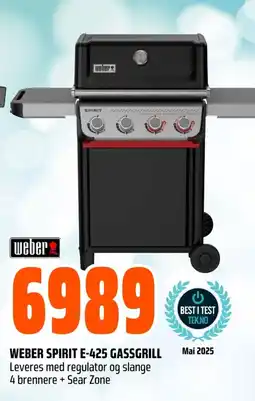 Coop Obs Weber spirit e-425 gassgrill tilbud