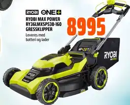 Coop Obs Ryobi max power ry36lmxsp53b-160 gressklipper tilbud