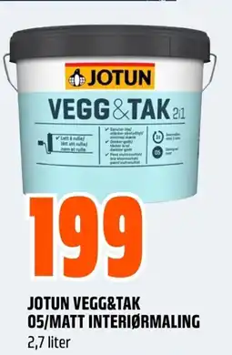 Coop Obs Jotun vegg&tak 05/matt interiørmaling tilbud