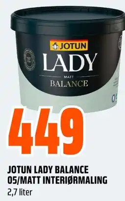 Coop Obs Jotun lady balance 05/matt interiørmaling tilbud
