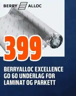 Coop Obs Berryalloc excellence go 60 underlag for laminat og parkett tilbud