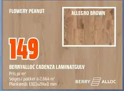 Coop Obs Berryalloc cadenza laminatgulv tilbud