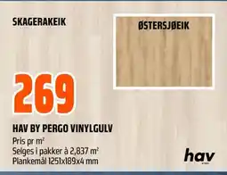 Coop Obs HAV BY PERGO VINYLGULV tilbud