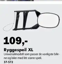 Biltema Ryggespeil XL tilbud