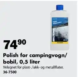 Biltema Polish for campingvogn/ bobil, tilbud