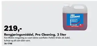 Rengjøringsmiddel, Pro Cleaning