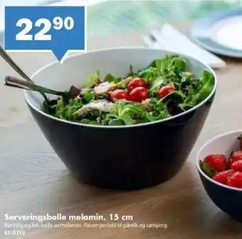 Biltema Serveringsbolle melamin tilbud