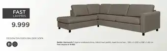 Møbelringen Balder hjørnesofa tilbud