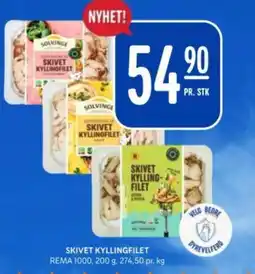 Rema 1000 REMA 1000 Skivet kylling filet tilbud
