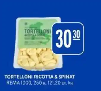 REMA 1000 Tortelloni ricotta & spinat