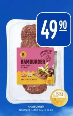 Rema 1000 Nordfjord Hamburger tilbud