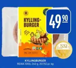 Rema 1000 REMA 1000 Kyllingburger tilbud