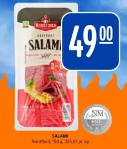 Rema 1000 Nordfjord Salami tilbud