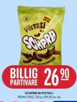 Rema 1000 REMA 1000 Schpro m/pistasj tilbud