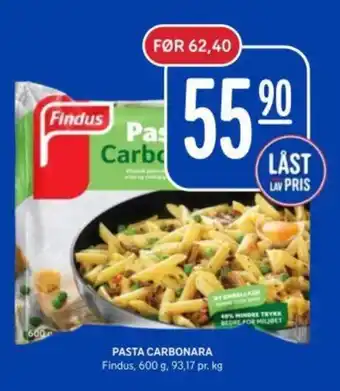 Rema 1000 Findus Pasta carbonara tilbud