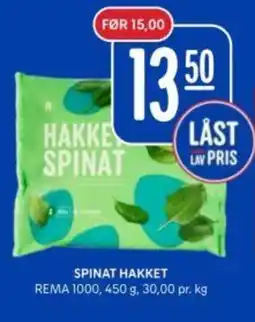 Rema 1000 REMA 1000 Spinat hakket tilbud