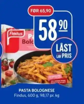 Rema 1000 Findus Pasta bolognese tilbud