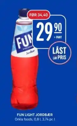 Rema 1000 Fun Light jordbær tilbud