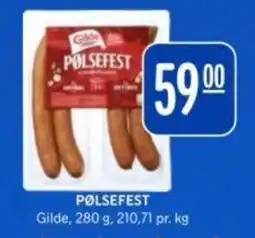 Rema 1000 Gilde Pølsefest tilbud