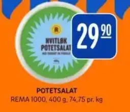 Rema 1000 REMA 1000 Potetsalat tilbud