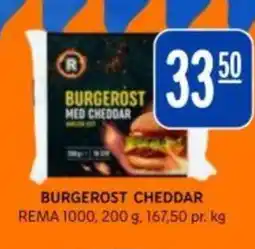 Rema 1000 REMA 1000 Burgerost cheddar tilbud