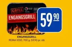 Rema 1000 REMA 1000 Engangsgrill tilbud