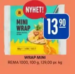 Rema 1000 REMA 1000 Wrap mini tilbud