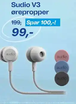 Telenor Sudio V3 ørepropper tilbud