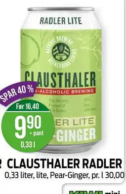 Kiwi CLAUSTHALER RADLER tilbud