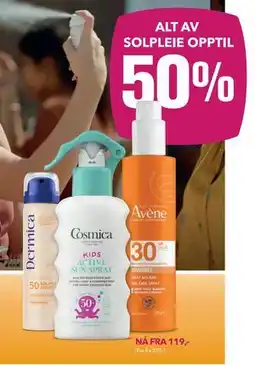 Apotek 1 ALT AV SOLPLEIE OPPTIL 50% tilbud