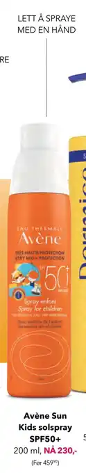 Avène Sun Kids solspray SPF50+