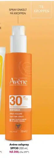 Apotek 1 Avène solspray SPF30 tilbud