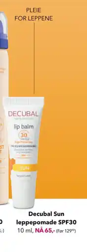 Apotek 1 Decubal Sun leppepomade SPF30 tilbud
