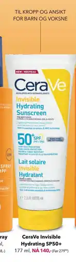 Apotek 1 CeraVe Invisible Hydrating SP50+ tilbud