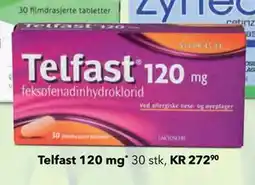 Apotek 1 Telfast 120 mg tilbud